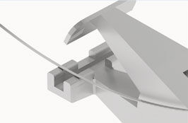 Banding pliers with wire